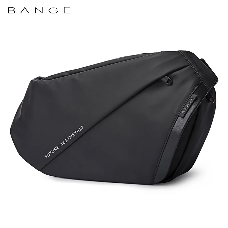 BANGE Bolsa de peito para iPad de 9,7 polegadas, novo design, bolsa mensageiro de ombro, à prova d'água, anti-manchas, antifurto, grande capacidade, pacote de viagem curta