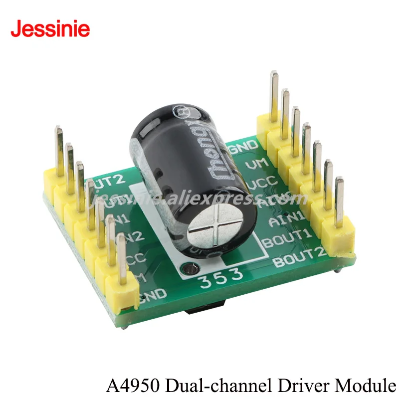 A4950 Модуль привода с двумя двигателями Модуль платы привода двигателя с матовым двигателем постоянного тока Super TB6612