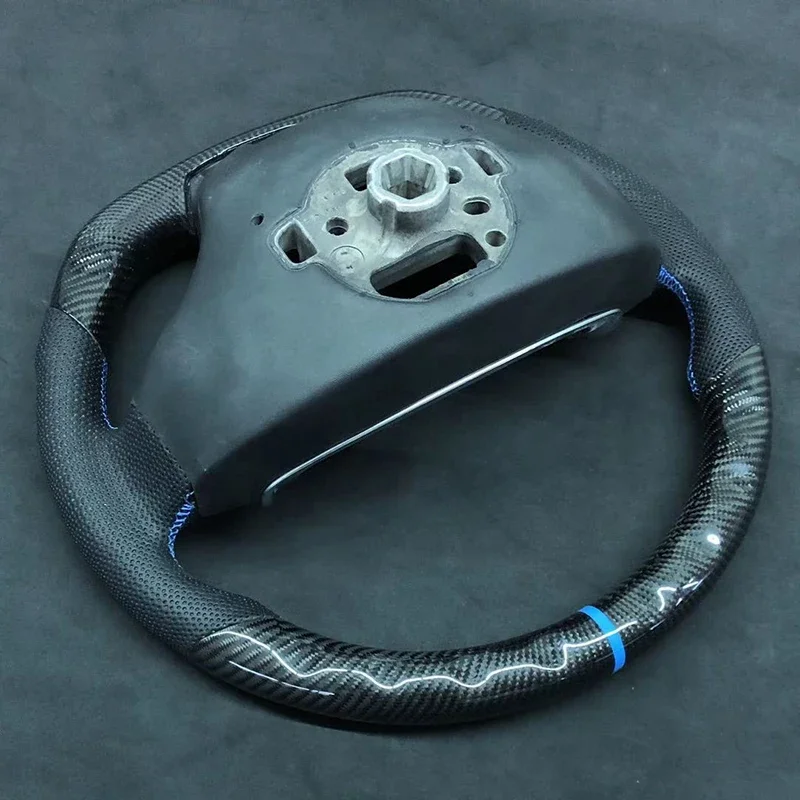 Real Carbon Steering Wheel for Volvo V40 XC60 S60 V60 S80L Carbon Fiber Real Matte Carbon Steering Wheel