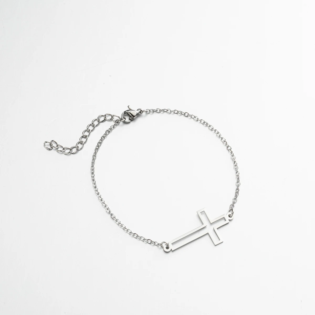 خمر يسوع الصليب سحر اليد أساور النساء طالب في سن المراهقة القوطية مجوهرات سوار سحر زوجين مطابقة الاشياء #4