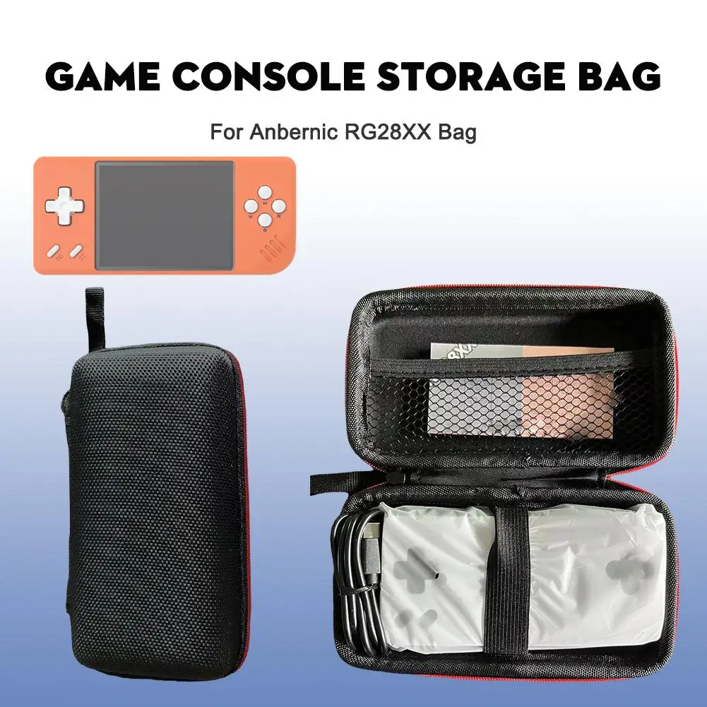 For Anbernic RG28XX EVA Storage Bag Game Console Portable Shock-proof/shock-proof/drop-proof Gaming Protective Case Accessory