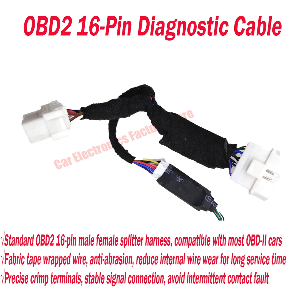 OBD2 CAN Bus Simulator Test Cable Harness ISO15765 Protocol Auto Diagnostic Bench Tester Support Android Mobile Operation