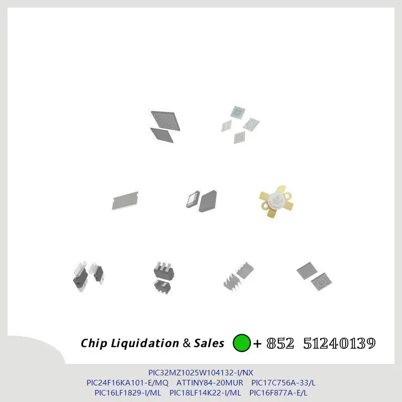 chip-circuito-integrado-chip-mcu-pic32mz1025w104132-i-nx-pic24f16ka101-e-mq-attiny84-20mur-pic17c756a-33-l-pic16lf1829-i-ml