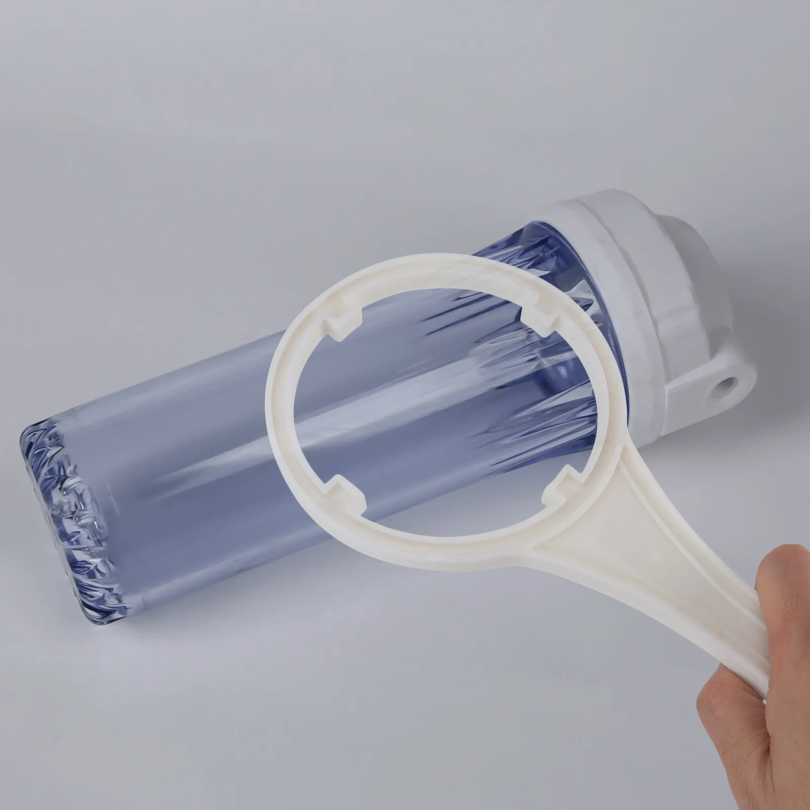 1Pcs High Grade Filter Wrench for Tap Water Purifier Systems 10 Inch Housing Spanner Crack Resistant Membrane Cup Water Filter view 4