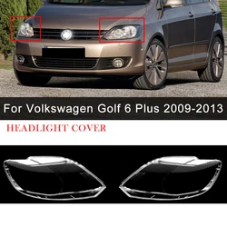 Car Headlight Glass For Volkswagen Golf 6 plus 2009 2010 2011 2012 2013 Replacement  Lens Cover Car Accessories Headlamp Shell