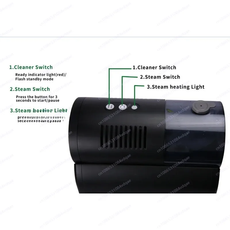 Electric round brush cleaner, portable professional cleaning brush