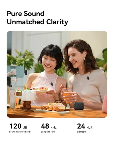 Imagen 2 del producto Micrófono inalámbrico Hollyland LARK A1 para iPhone, micrófono Android para entrevista, Vlogging, cancelación de ruido, micrófono profesional