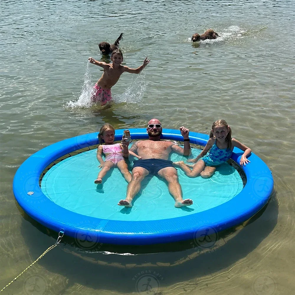 Newly Upgraded Better Options Water Fun Yoga Swimming Floating Hammocks Outdoor Inflatable Hammocks For Sale