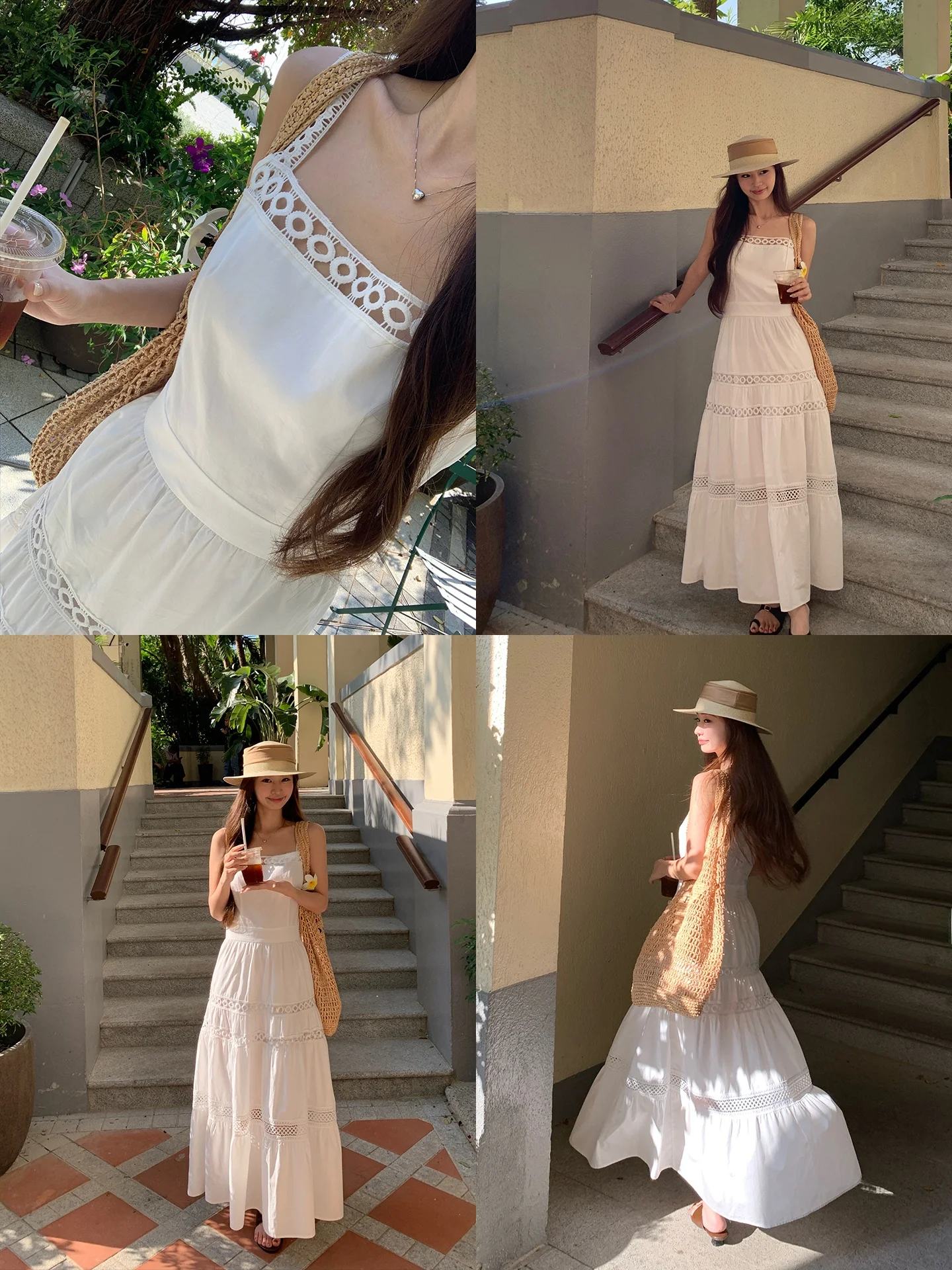 

Элегантное белое летнее женское платье с завышенной талией, драпировкой, эффектом похудения, длинное, без рукавов, из смесового хлопка и вискозы, для повседневной носки