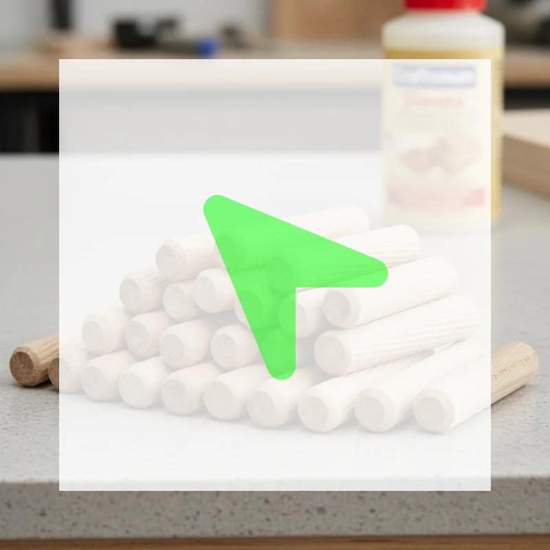 

100Pcs Wooden Dowel Cabinet Drawer Round Fluted Wood Craft Dowel Pins Rods Set Furniture Fitting Wooden Dowel Pin