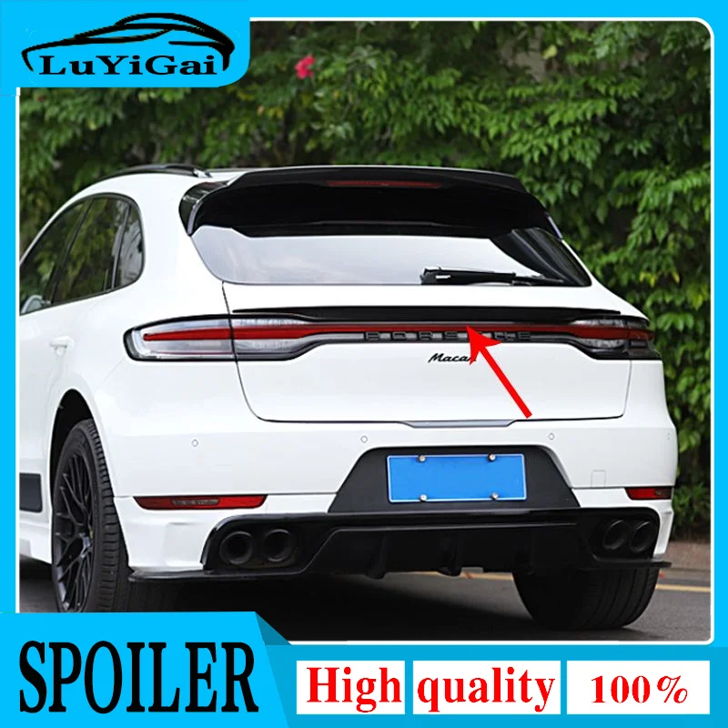 FOR Porsche Macan Gts Car Spoiler Macan Turbo Rear Tail Light Decorative Parts Real Carbon Fiber Spoiler 2018-2020 