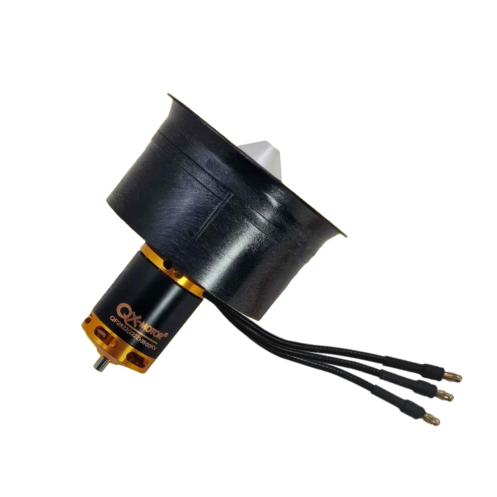 QX-MOTOR DIY EDF Ducted Airplane Fan 30mm /50mm/ 64mm / 70mm / 90mm with Brushless Motor