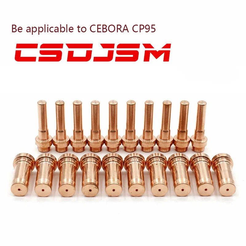 Cebora CP95 CP-95 C1851 1.1mm dysze + C1388 elektrody do zatrzasku 50 plazmy 25