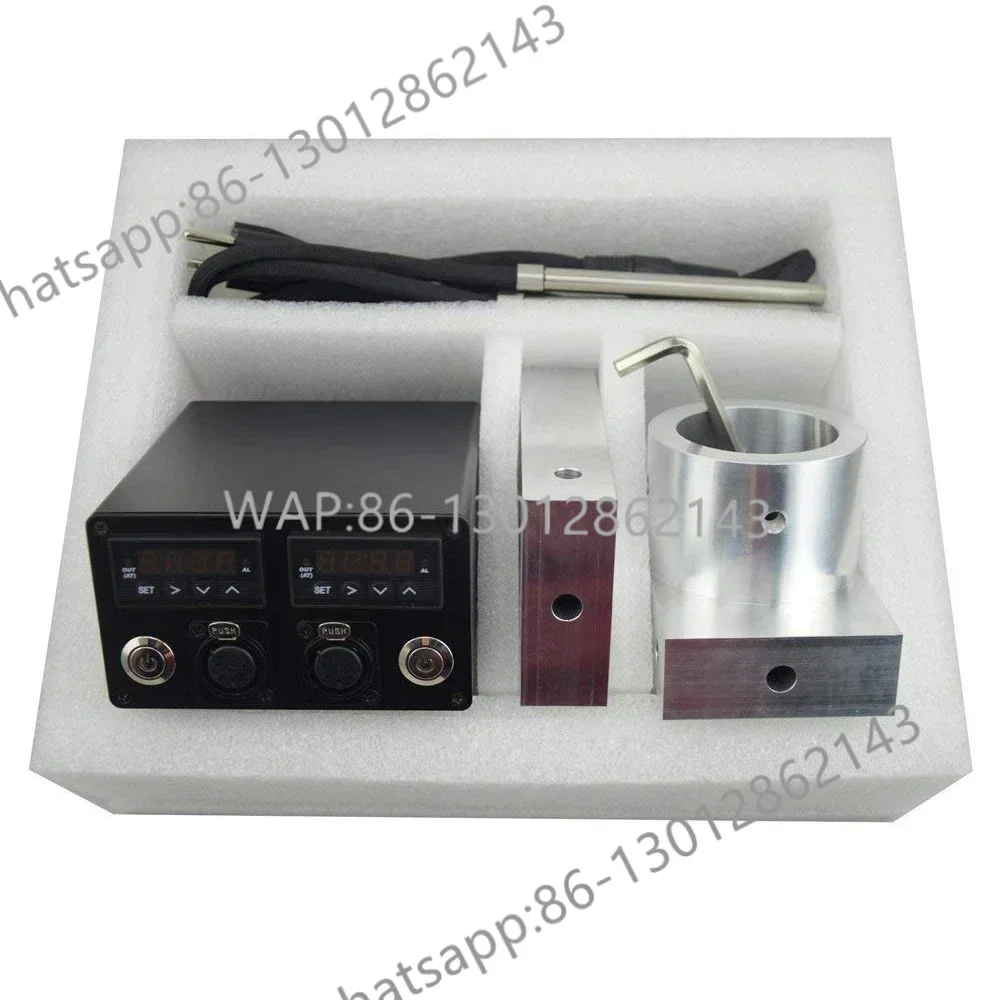 

Комплект пресс-пластин для канифоли 4x7 дюймов с модулем двойного ПИД-регулятора температуры, совместимый с различными гидравлическими прессами, рамкой A/H