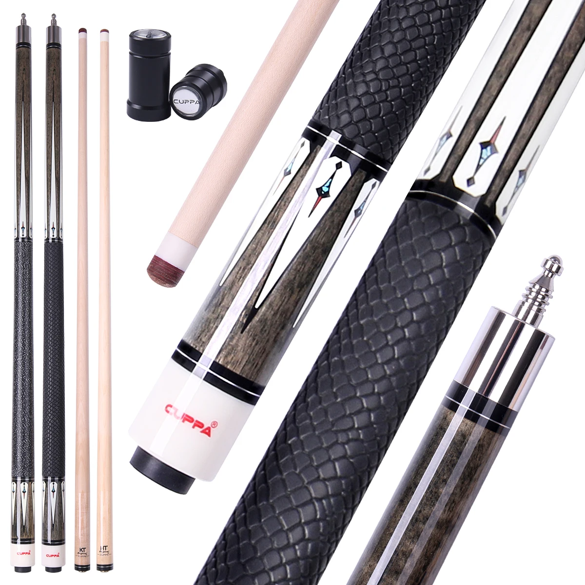 

Бильярдный кий CUPPA высокого качества, 58 дюймов, из канадского клена, с быстросъемным соединением Speed-loc, наконечник 13 мм, для дома, бара, клуба