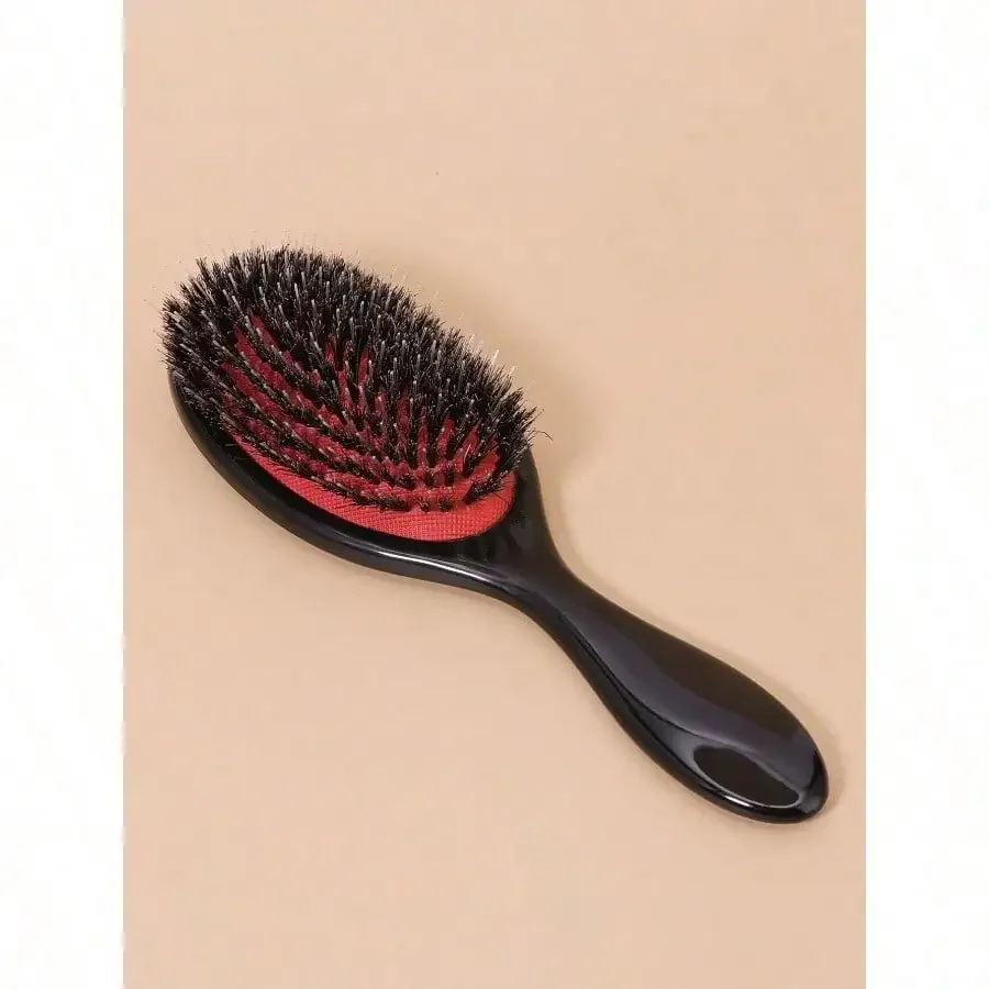 Minimalist Portable Mini Ball Tip Cushion Detangling Hair Brush Comb, Curly Hair Styling Edge Slick Back Wooden Brush Set for Women, Barber Salon Hairdressing Accessories, Back To School Travel Holiday Essentials Hair Care Tools - view 7