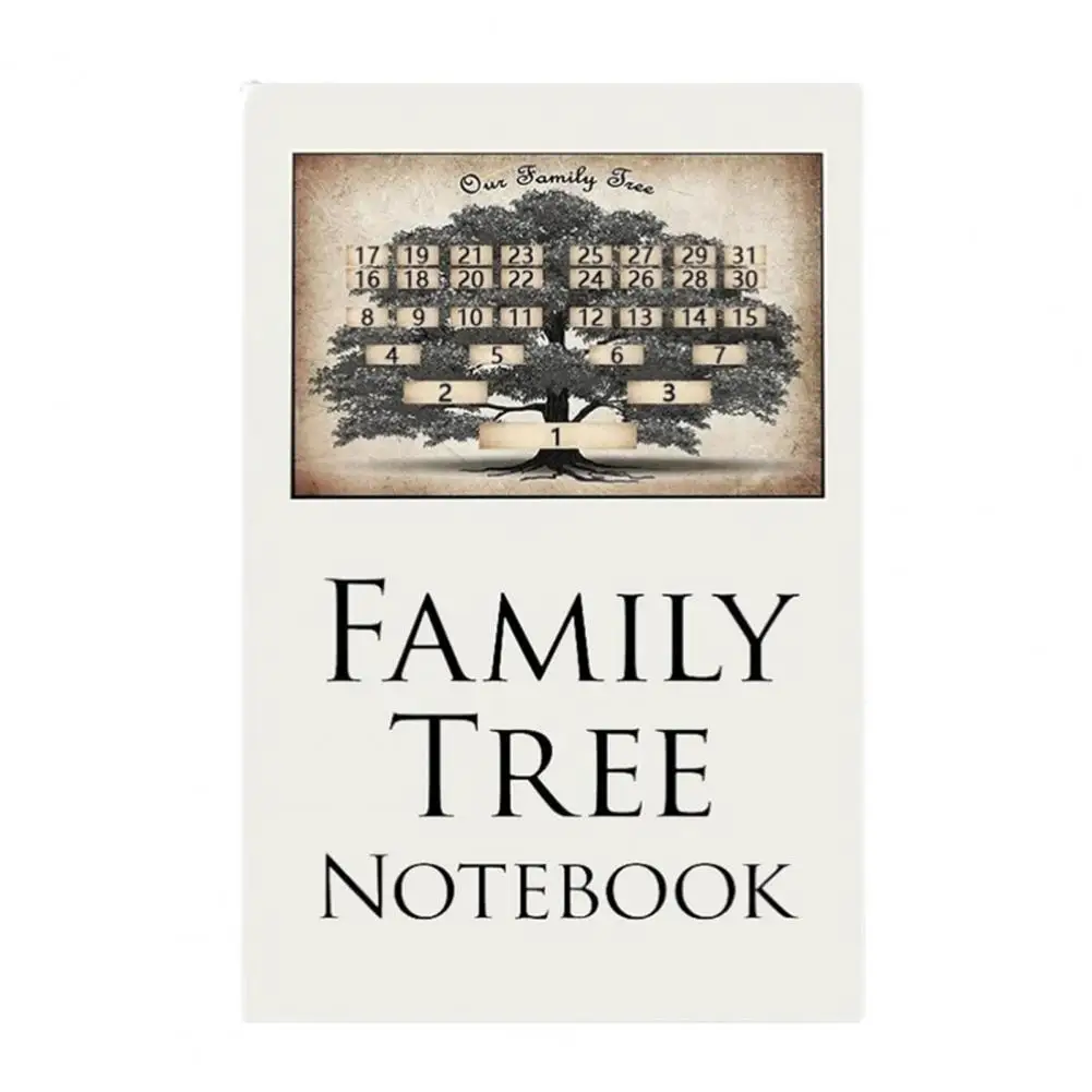 Editable Family Tree Chart History Organizer Genealogy Journal Family Tree Notebook for Ancestor Memories Smooth Writing Print