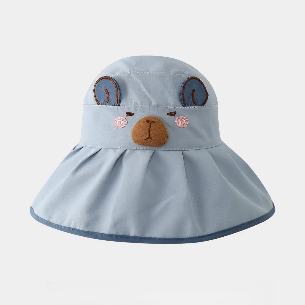 Miniso Kapibala Spring Boys قبعة الشمس قبعة الصياد قبعة الشمس للأطفال قبعة السماء العلوية العذرية حماية كبيرة من الشمس