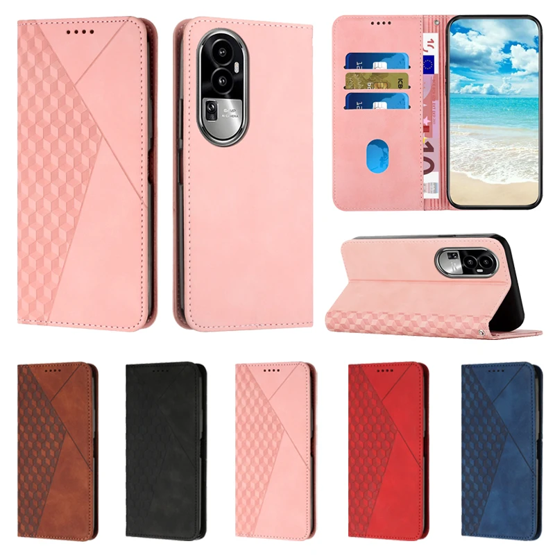 Phone Cases For OPPO A96 A94 A93 A92 A78 A77 A74 A73 A58 A57 A55 A54 A53 A17 Realme 11 10 9 Pro Wallet Magnetic Leather Cover