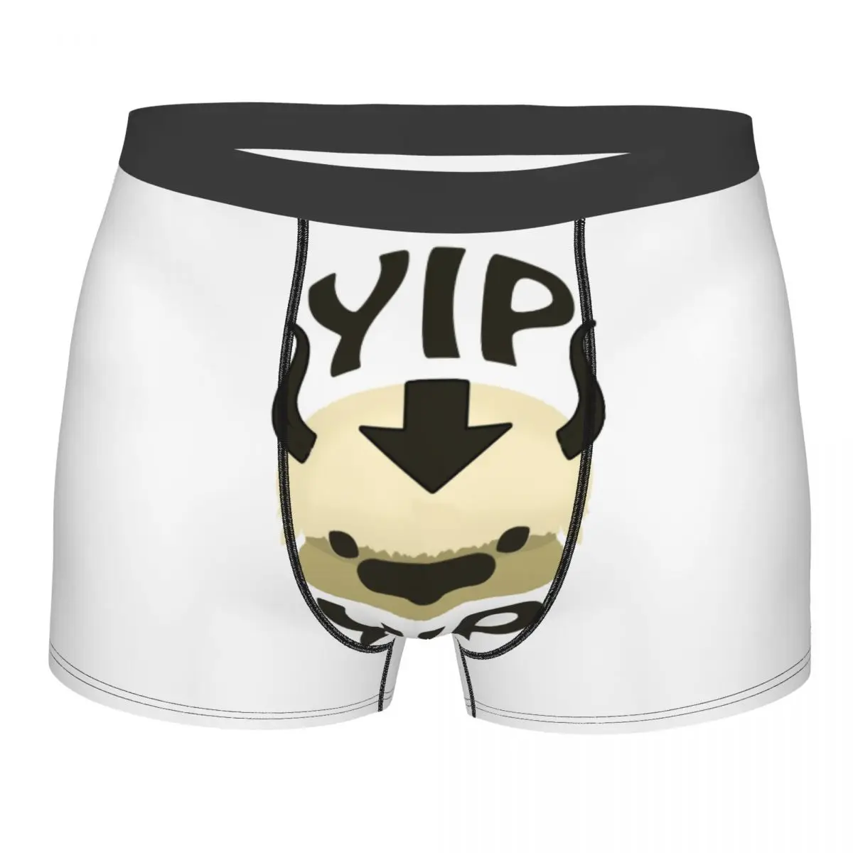 

Yip Appa Avatar The Last Airbender Мужское нижнее белье, боксеры, шорты, трусы, новинка, мужское нижнее белье со средней талией
