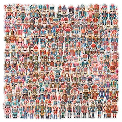 10/100Pcs Cute Cartoon The Nutcracker Waterproof Graffiti Stickers Decorative Skateboard Cup Computer Luggage Children Toy Gifts