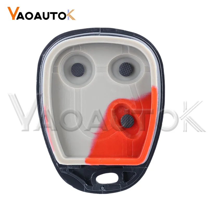 Car Remote Key Fob Shell Case For Chevrolet For Chevy For Silverado Tahoe Suburban For GMC Replacement 3Buttons LHJ011 2003-2006