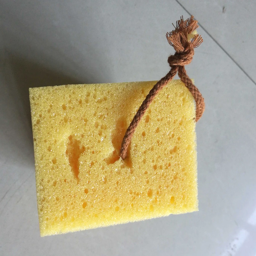 

2pcs Car Wash Sponge Honeycomb High Density Cleaning Auto Tire Windshield Easy Grip Soft Multi-Use Kitchen Bathroom Household