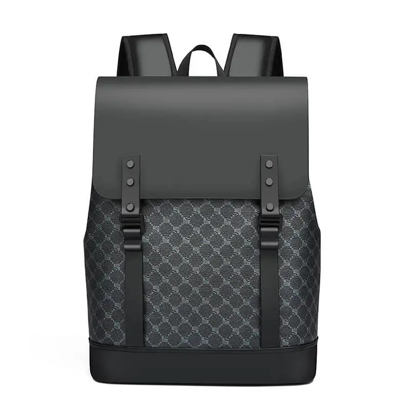 Men's Vintage Leather Backpacks For Travel Luxury Designer Backpack College Backpack Bags Boy's Black Executive Laptop Backpack