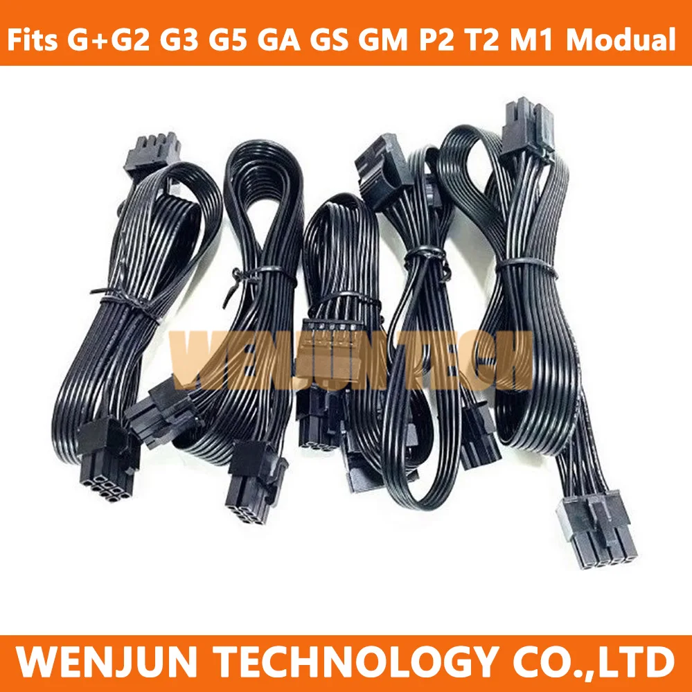 Compatible with EVGA PSU Modular Cable for G+ G2 G3 G5 GA GS GM P2 T2 M1 Series, 8PIN CPU GPU SATA Power Cable 24Pin Power Cable
