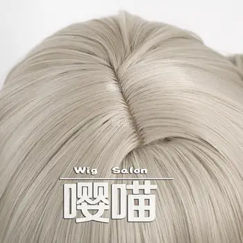 超讚的Cosplay假髮,碧藍航線銀灰色馬尾辮,耐熱合成假髮,萬聖節主題。 8 最佳銷售 碧藍航線cosplay - №7