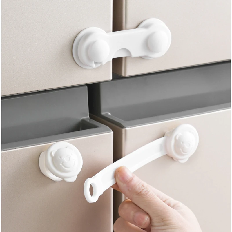 

Multi-function Security Protection Locks Baby Safety Cabinet Drawer Door Buckle Kids Home Toilet Refrigerator Locker Accessories
