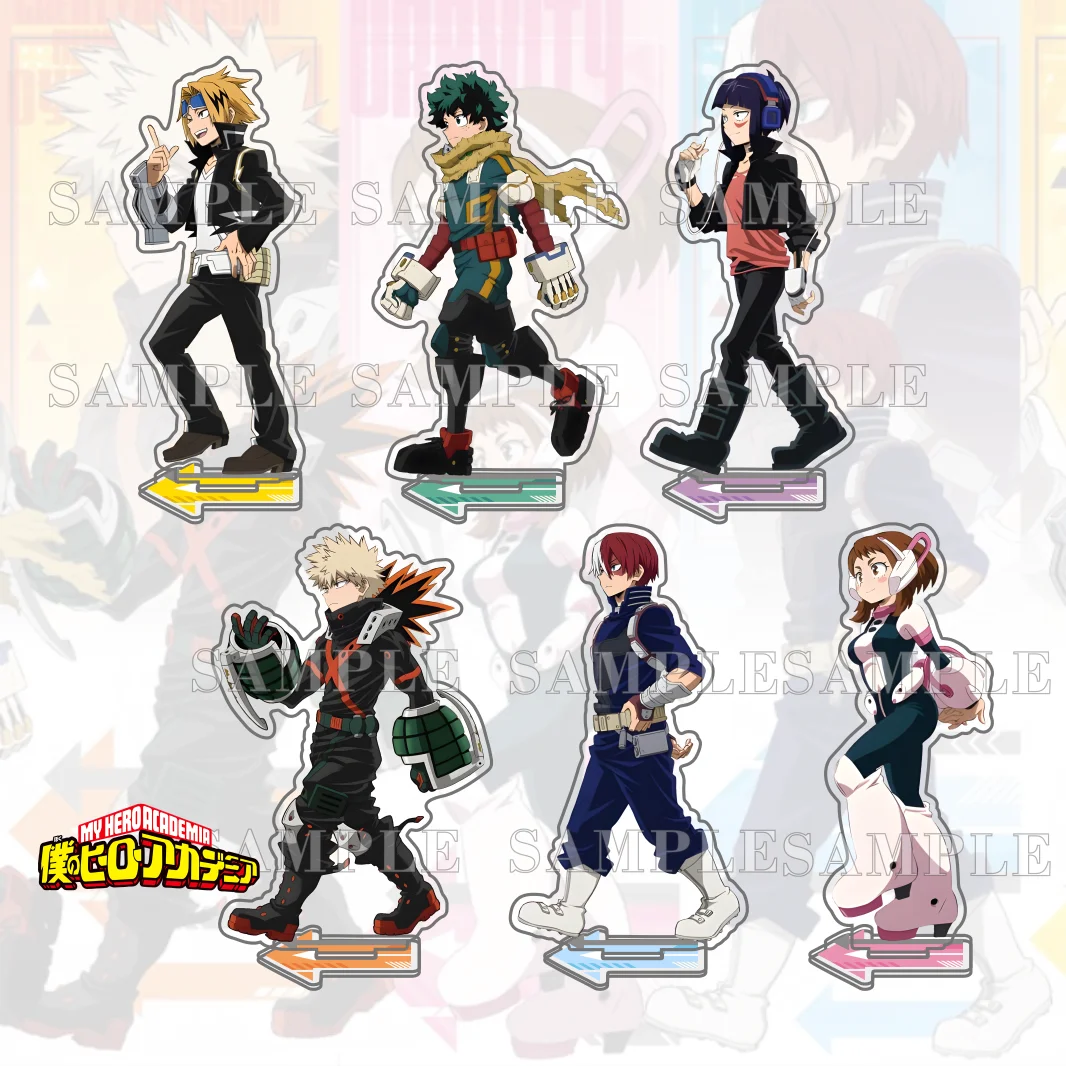 Llavero de Acrílico de 15 cm de My Hero Academia, Figura Decorativa de Deku/Shoto/Uravity/Chargezuma, Modelo para Escritorio, Regalos