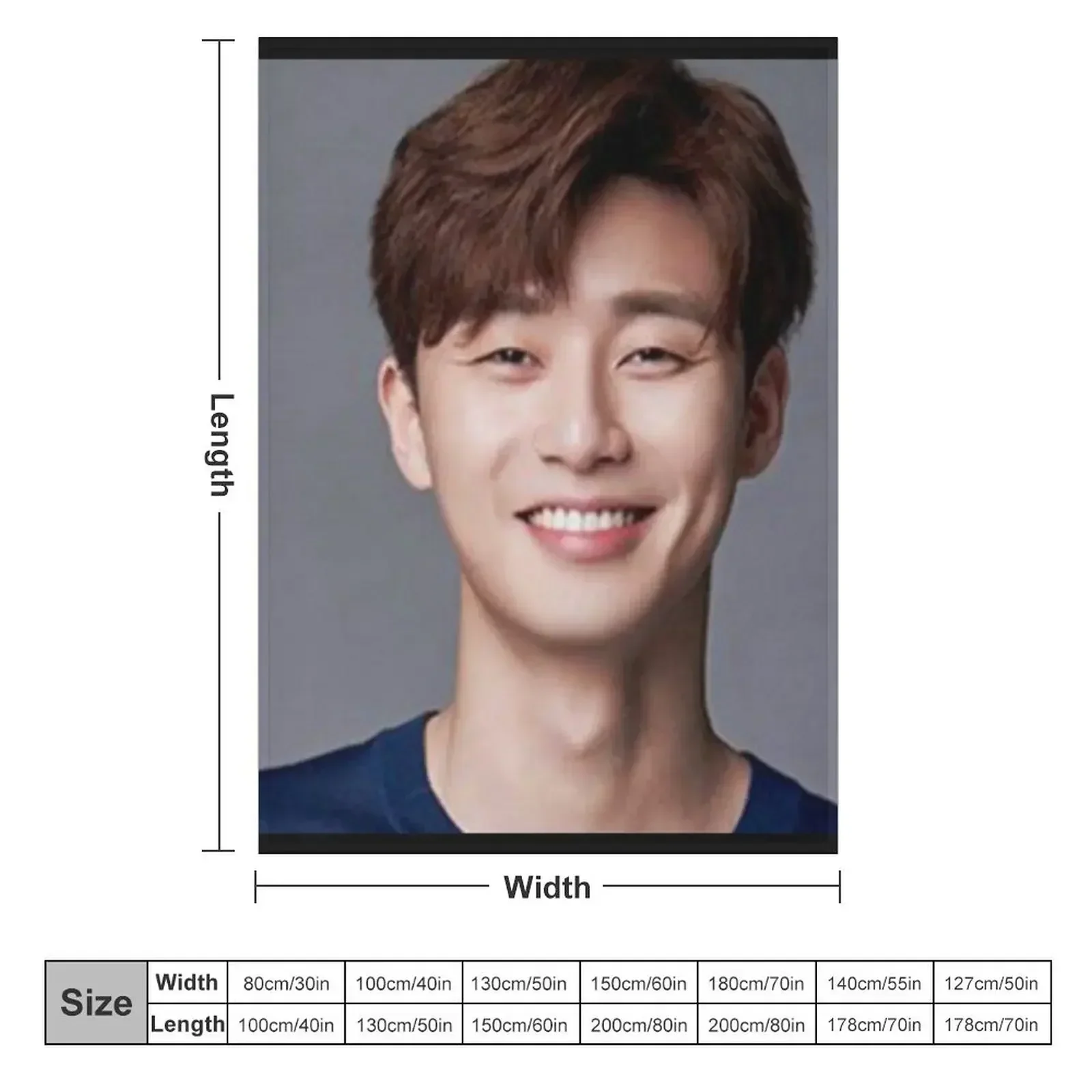 Park Seo Joon Throw Blanket for babies For Sofa Thin Sofa Throw Blankets For Bed Blankets