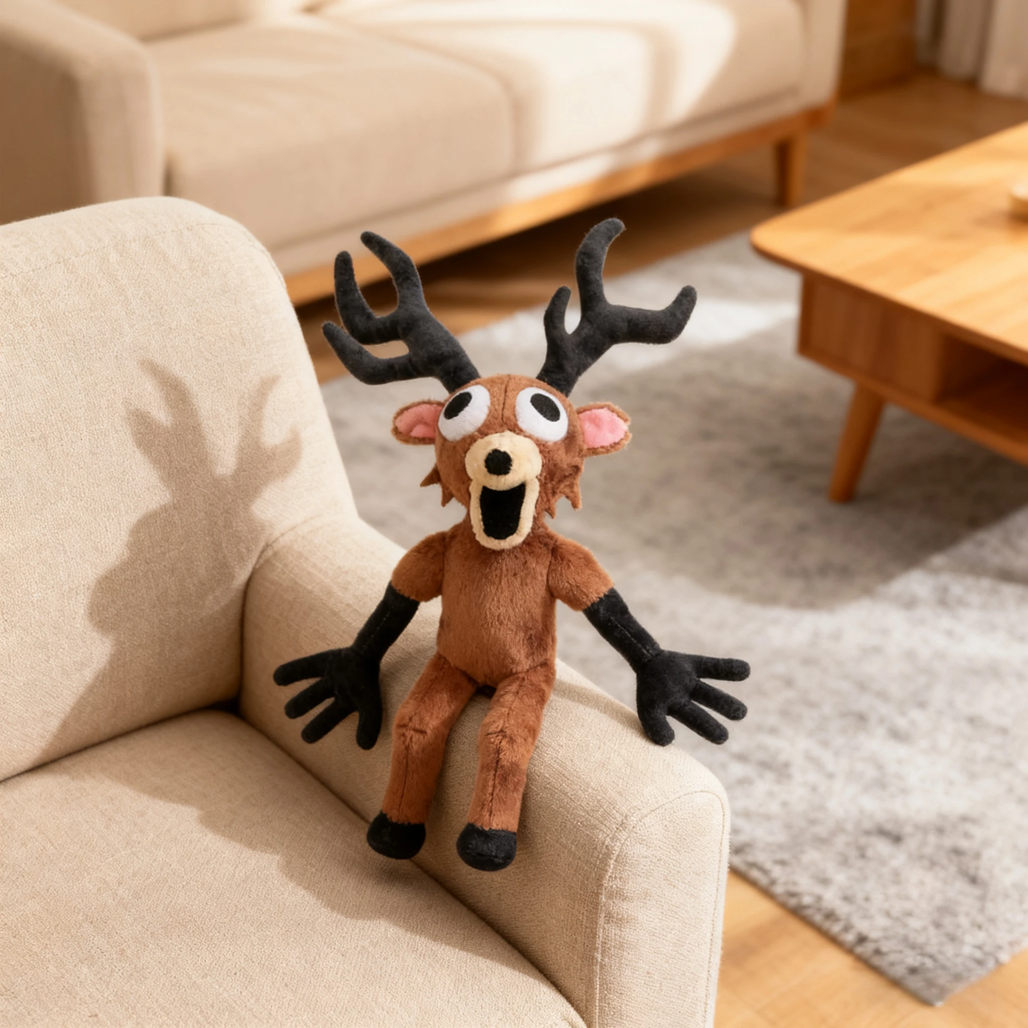 

Плюшевая игрушка «Лесной олень», 38 см, вдохновленная «99 ночей в лесу», — любимый киновентилятор, отличный подарок на день рождения и Хэллоуин для детей