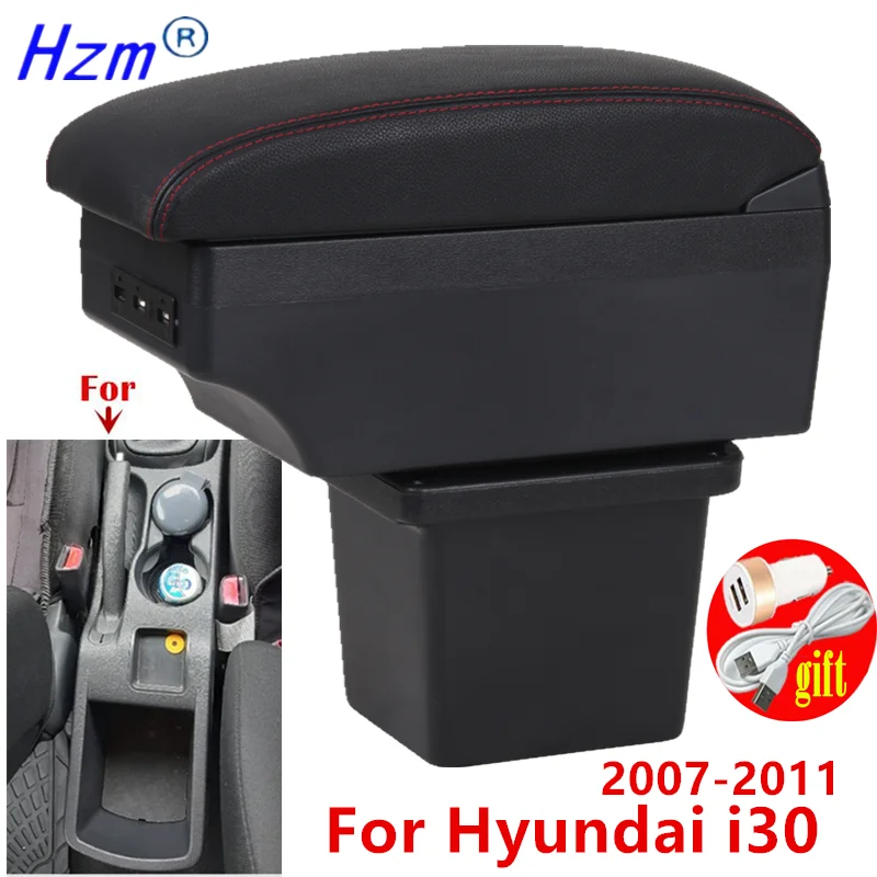 Auto Armlehne Für Hyundai I30 Armlehne Box Für Hyundai Elantra Touring I30 FD I30cw 2007-2011 Lagerung Box Nachrüstung auto Zubehör