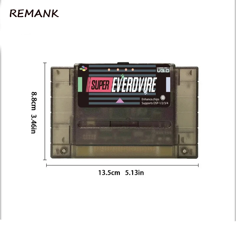 Imagem -02 - Everdrive-us Snes Console de Videogame Super Dsp 3000 em Cartucho de Jogo Rev 3.0 16 Bit Versão Ntsc