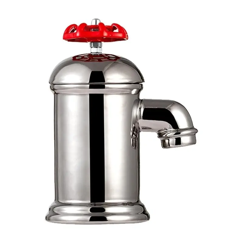 Кружка для кофе 75STO-Funny Faucet Shaped, 11 унций, с вращающейся крышкой и эргономичной ручкой, для горячих и холодных напитков