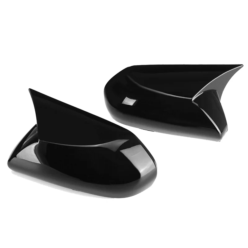 

Bright Black Horn Side Door Rearview Mirror Cover Trim Shells Cap Replacement Accessories For Toyota Camry 2018-2023-A61E