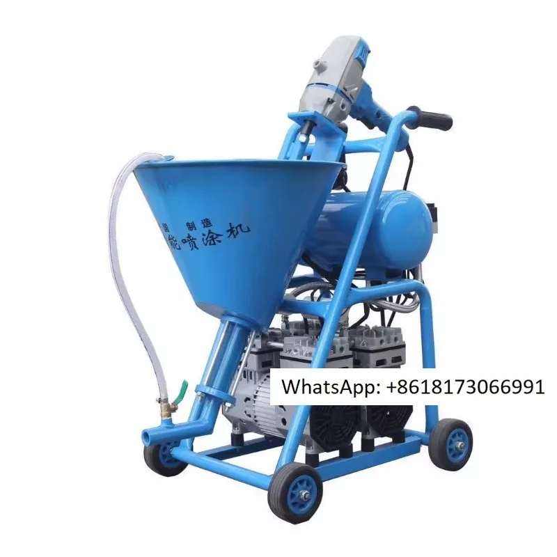 Multi functional polyurethane JS waterproof coating spraying machine, mortar putty, cold bottom oil powder, high-pressure small