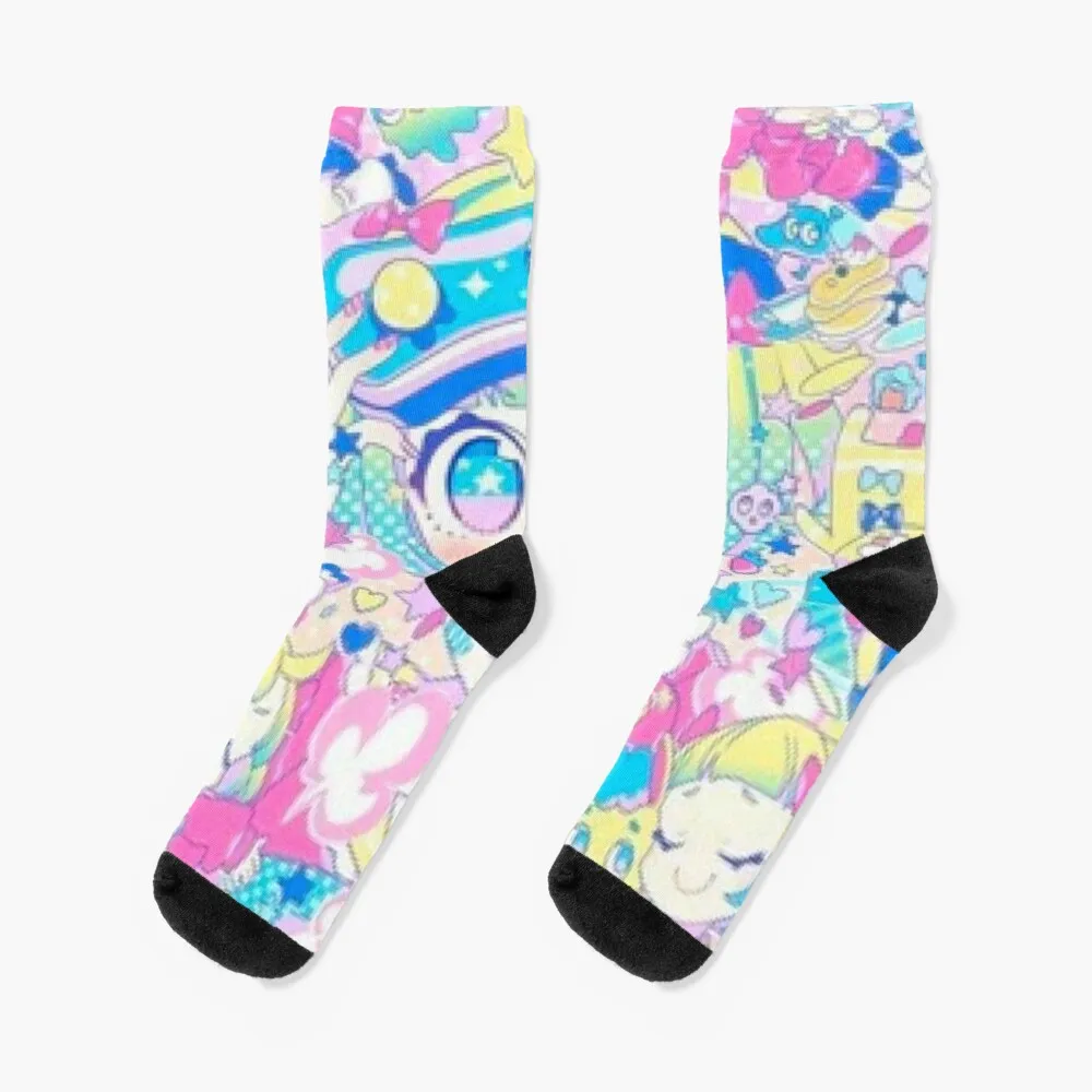 

Anime Girl Remix Socks Compression Stockings For Women Man Socks