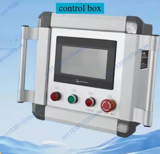Control box 10-inch industrial touch screen, boom box, aluminum alloy rocker arm box, open hole 261X180 electric box