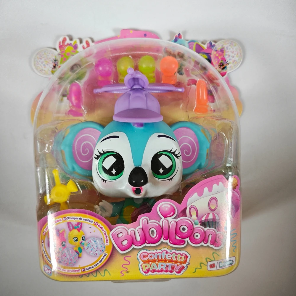 bubiloons confetti party  Bubble blowing pet doll as a gift for children