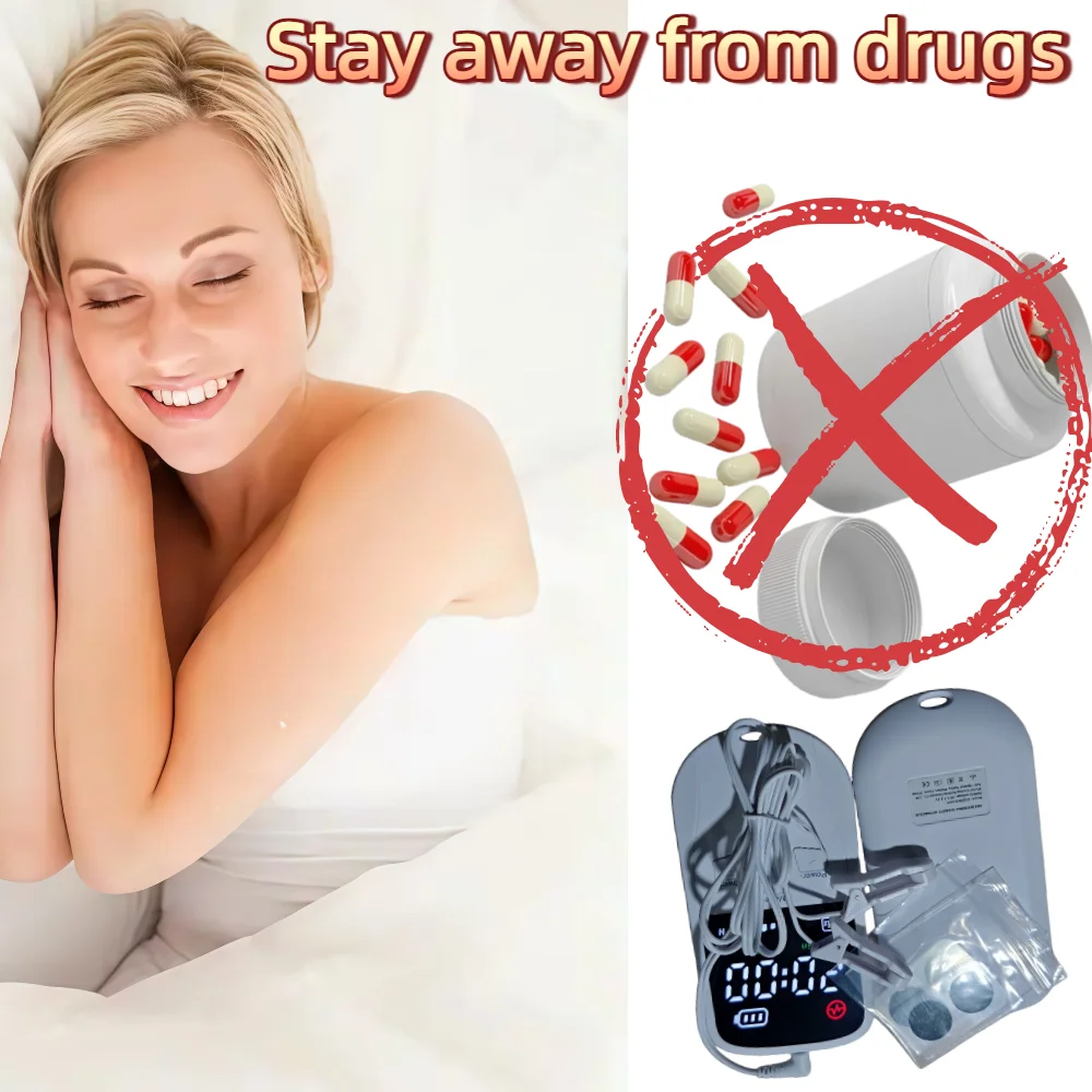 

Оригинальное устройство для терапии CES для облегчения бессонницы, тревоги, депрессии, профессионального инструмента для электротерапии для помощи во сне, быстрого действия