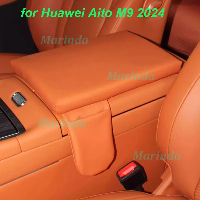 

Car Armrest Heightening Pad for Huawei Aito M9 2024 Central Armrest Case Leather Protective Storage Cover Interior Accessories