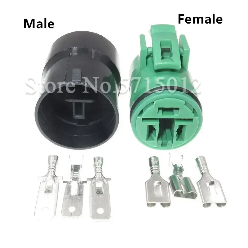 3 Hole 90980-10341 90980-11491 Round Alternator Plug Waterproof Wiring Harness Female Male Socket For Mitsubishi