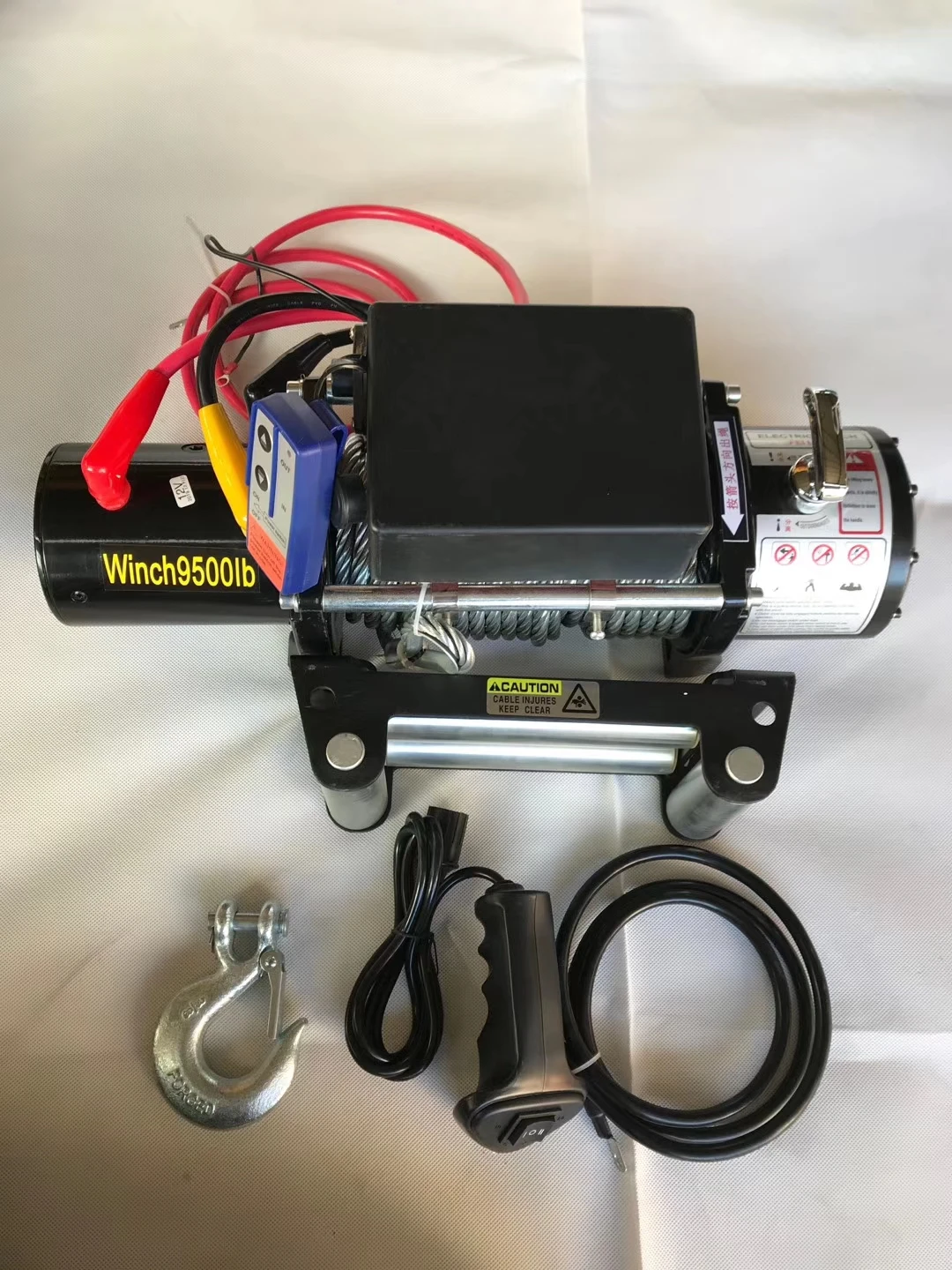 12v /24v Portable Electric Winch 2000- 12000lbs Winch With Wireless Remote