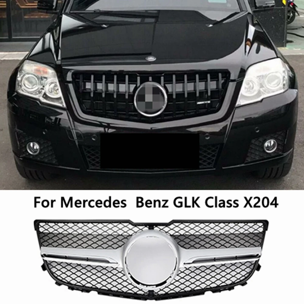 

Для Mercedes Benz GLK X204 2008-2012 2013-2015 декоративная сетчатая Регулировка капота, замена facelift, Спортивная Решетка переднего бампера