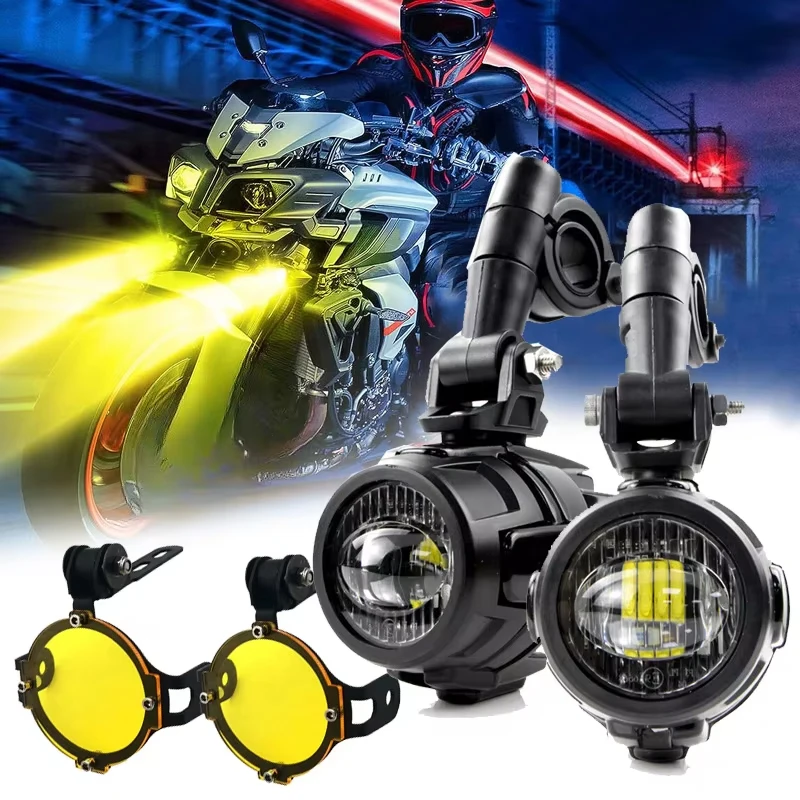 

Motorcycle Auxiliary LED Fog Light For BMW F700GS F800GS For Kawasaki For Yamaha MT07 MT09 For CRF1000L Africa Twin ﻿