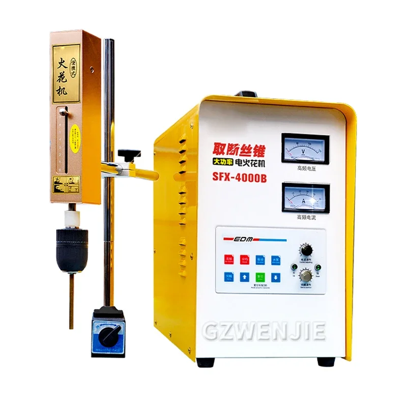 

Perforator Portable Breaking Tap Screw Drill Tap Electromechanical Pulse EDM Drilling Machine High-Frequency Discharge 3000W