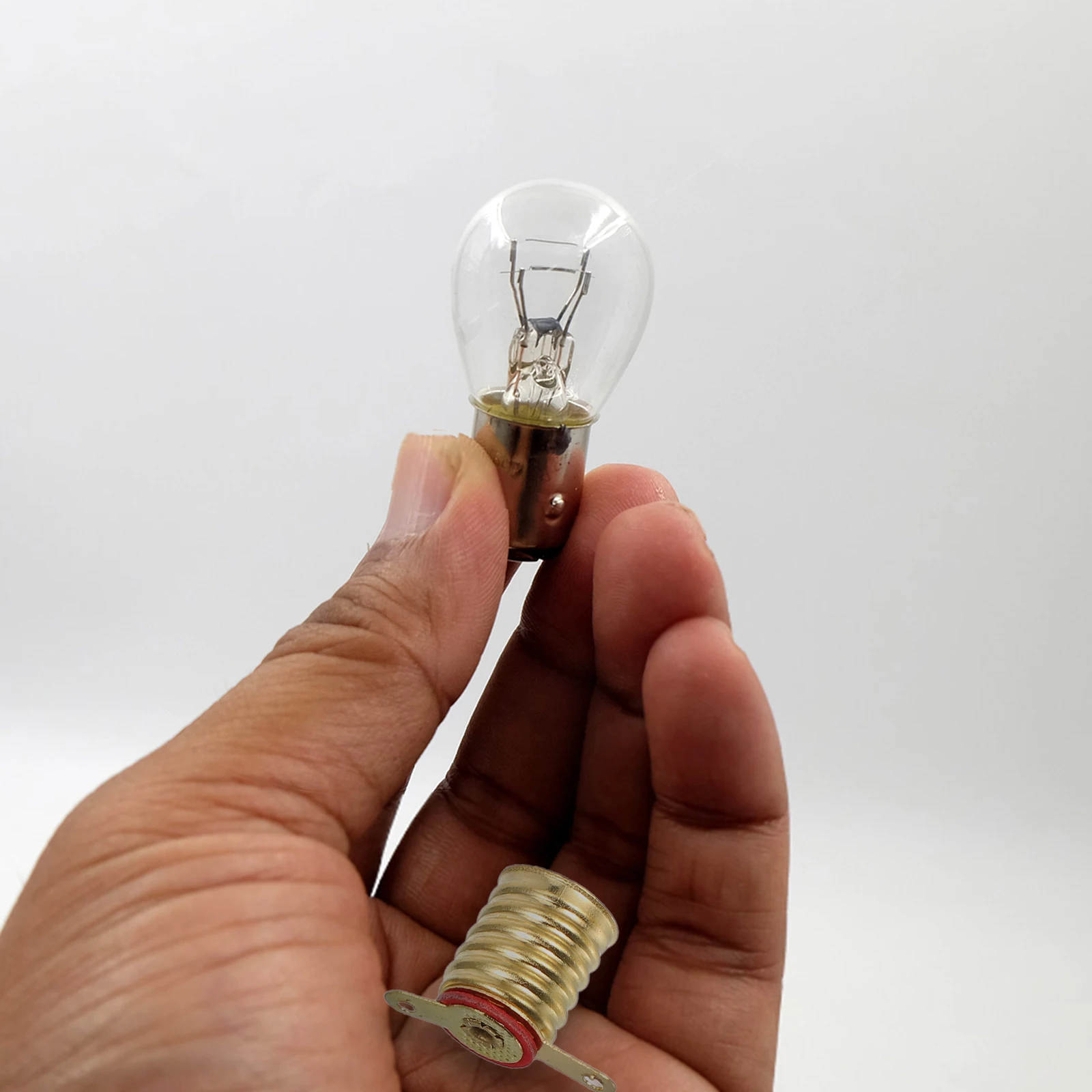 

20 Pcs Mini Light LED Experiment Bulbs Screw Lamp Holders Beads Sockets with Bracket Lamps Base